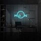 Moon Custom Made Neon Light Lunar Beauty and Mystery