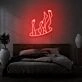 Falling Through A Hole Customs Neon Art Capturing the Essence of Surreal Adventure