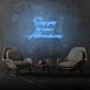 Say Yes To New Adventures Cursive Sign Lettering Embracing New Journeys and Experiences