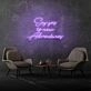 Say Yes To New Adventures Cursive Sign Lettering Embracing New Journeys and Experiences