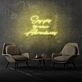 Say Yes To New Adventures Cursive Sign Lettering Embracing New Journeys and Experiences
