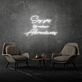Say Yes To New Adventures Cursive Sign Lettering Embracing New Journeys and Experiences