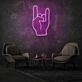 Horns Neon Sign Wild Spirit and Untamed Nature