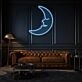 Dreamy young moon Neon Whimsical Nighttime Wonder