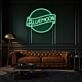Customize Bluemoon Neon Sign Mysterious and Rare Beauty