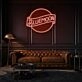 Customize Bluemoon Neon Sign Mysterious and Rare Beauty