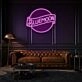 Customize Bluemoon Neon Sign Mysterious and Rare Beauty