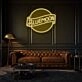 Customize Bluemoon Neon Sign Mysterious and Rare Beauty