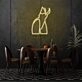 Sexy Girl Body Neon Art Alluring and Seductive
