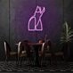 Sexy Girl Body Neon Art Alluring and Seductive