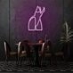 Sexy Girl Body Neon Art Alluring and Seductive