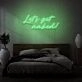 Let's get naked Neon Light Cheeky Suggestion in Luminous Form
