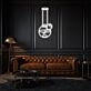 Flask With Weed Sign Neon Edgy and Trendy Statement