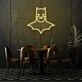 Batman Neon Art Dark Knight's Mystique in Light