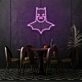 Batman Neon Art Dark Knight's Mystique in Light