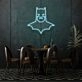 Batman Neon Art Dark Knight's Mystique in Light