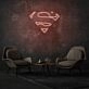 Superman Neon Light Heroic Ideal in Bright Display