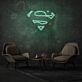 Superman Neon Light Heroic Ideal in Bright Display