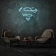 Superman Neon Light Heroic Ideal in Bright Display
