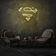 Superman Neon Light Heroic Ideal in Bright Display