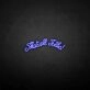 That's all folks' neon sign