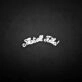 That's all folks' neon sign