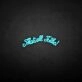 That's all folks' neon sign