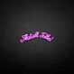 That's all folks' neon sign