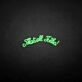 That's all folks' neon sign