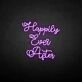 happily ever after 3 neon sign