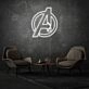 Avengers Neon Light Superheroes Assembled in Radiance