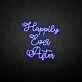 happily ever after 3 neon sign