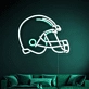 Touchdown Dreams Football Helmet Neon Sign