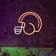 Gridiron Glory Football Player Helmet Neon Sign