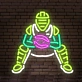Catch the Spirit American Football Home Neon Sign