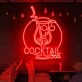 Customize Cocktail bar neon sign for bars restaurants