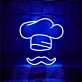Kitchen Chef Hat Neon