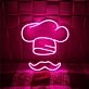 Kitchen Chef Hat Neon