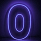 Number 0  LED Neon Sign
