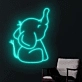 Baby Elephant Neon Signs