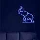 Majestic Elephant Neon Sign