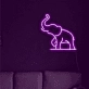 Majestic Elephant Neon Sign