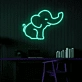 Playful Elephant Neon Lamp