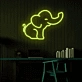 Playful Elephant Neon Lamp