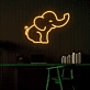Playful Elephant Neon Lamp