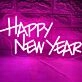 Festive Happy New Year Neon