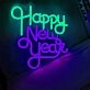 Playful Happy New Year Neon