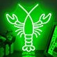 Vibrant Lobster Neon Sign