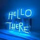 "Hello There" Led Neon Sign