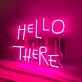 "Hello There" Led Neon Sign